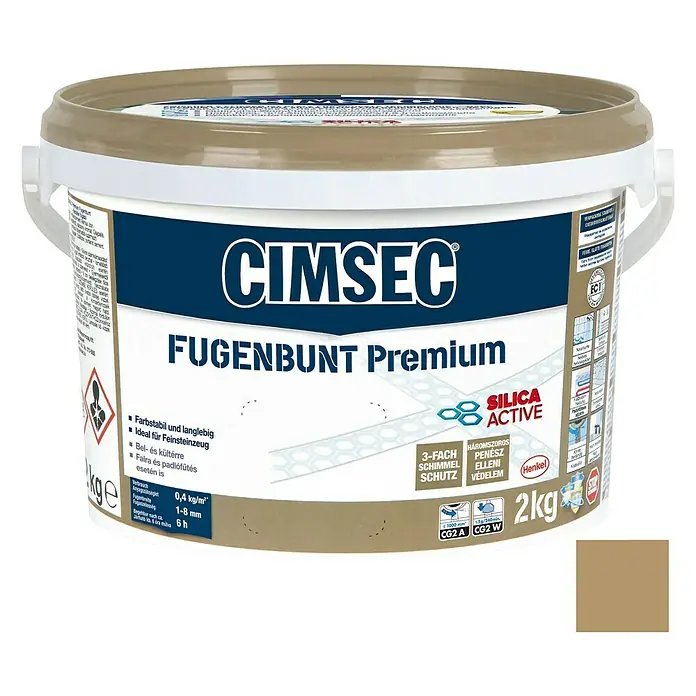 Cimsec Fugenmörtel Fugenbunt Premium - Caramel, 2 kg