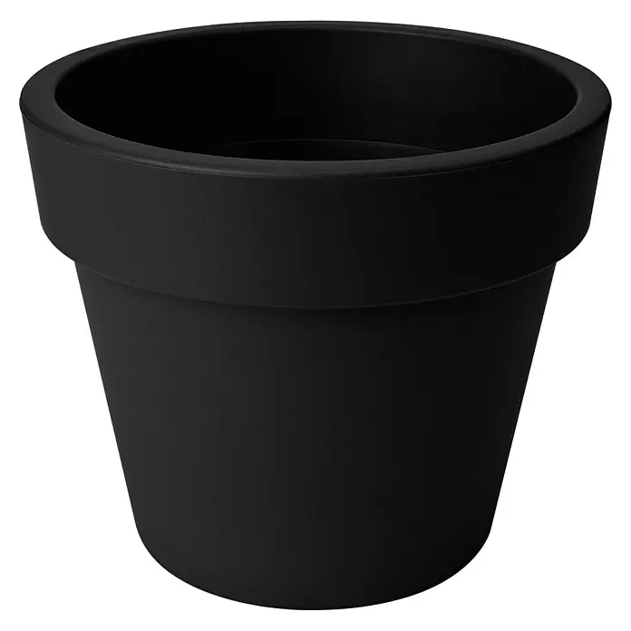 Elho Green Basics Plantenpot Top Planter - Buitenmaat (Ø x h): 30 x 24,8 cm, Kunststof, Zwart