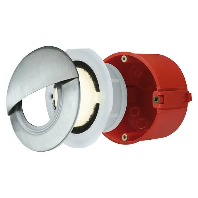 Paulmann Special Line Marco para foco empotrable LED Cap - Acero inoxidable, IP65 - Primer plano