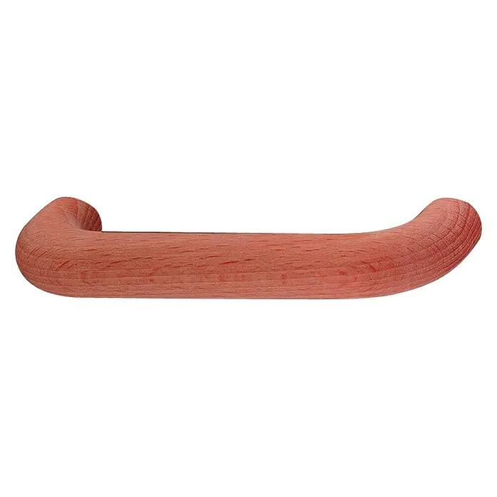 Ručka za namještaj - Drvo, Lakirano, Š x D: 30 x 100 mm - Pogled sprijeda