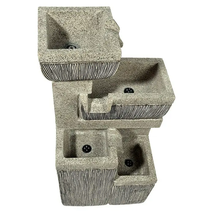 Dobar Kunststeinbrunnen - 38,7 x 32,3 x 80,3 cm - Ansicht von oben