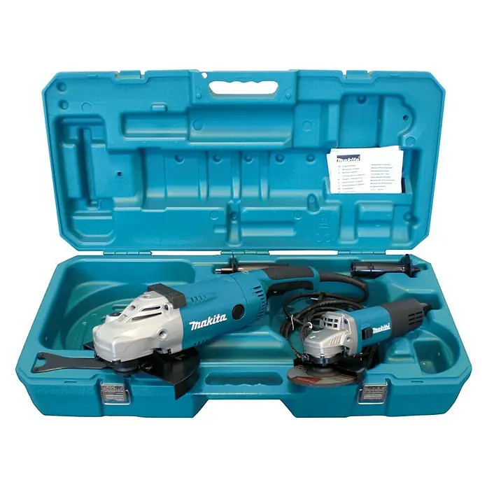 Makita Winkelschleifer-Set DK0052G - 2 -tlg. - Vorderansicht