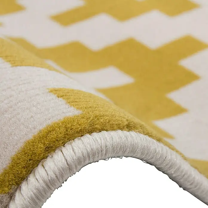 Kayoom Teppich Stella - Elfenbein/Gold, L x B: 170 x 120 cm, 100 % Polypropylen - Detailaufnahme