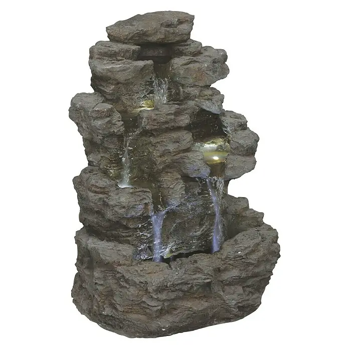 Silex Standbrunnen - 34 x 41 x 60 cm - Linke Seitenansicht