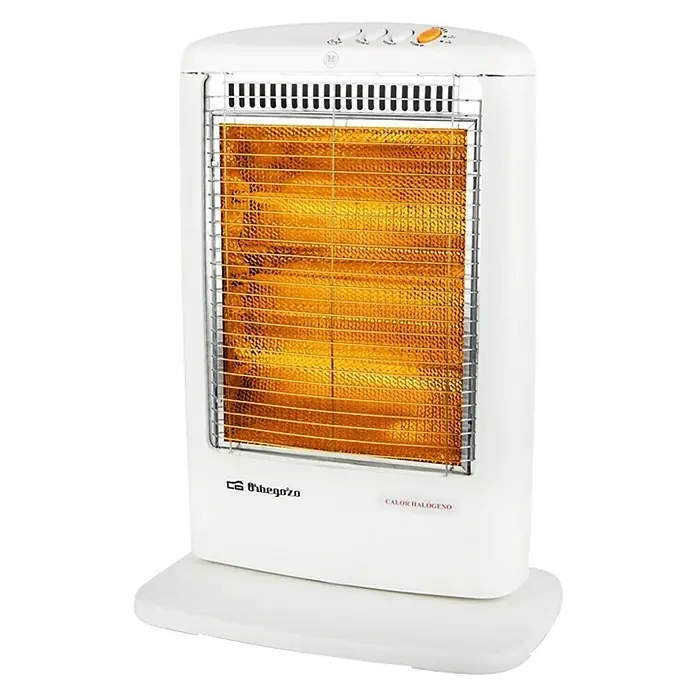 Orbegozo Calefactor de infrarrojos BP0303 - 1.200 W, Protección contra vuelcos
