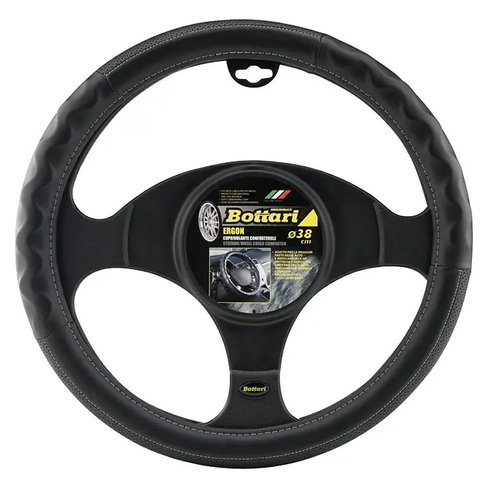 Funda para volante Ergon - Gris, Volantes Ø 37 - 39 cm