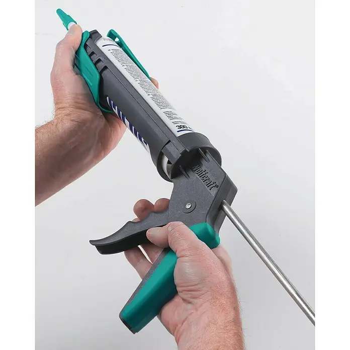 Wolfcraft Pistola de silicona MG 200 ERGO - Apto para: Silicona y cartuchos