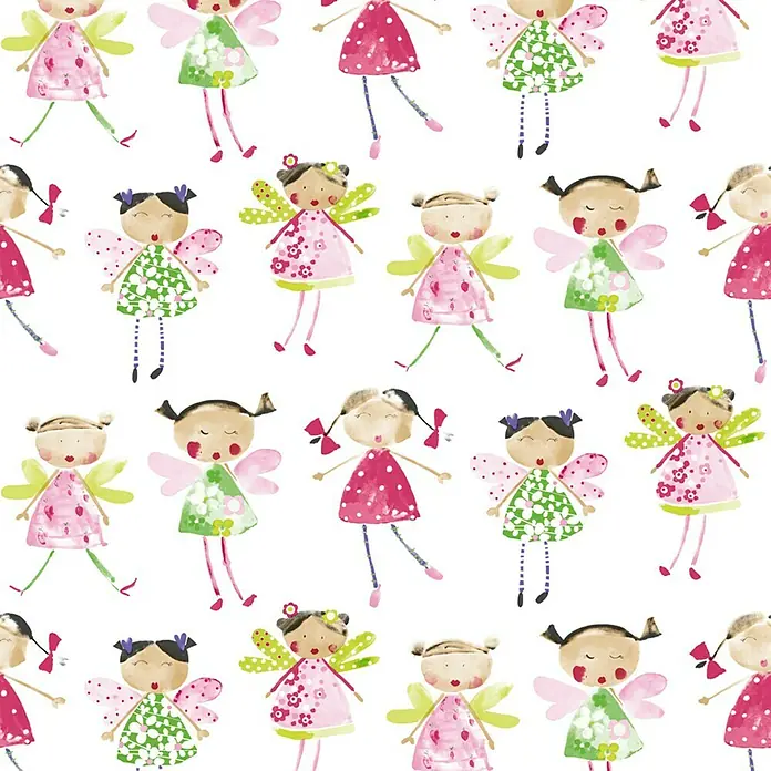 Cortina con ollaos Dolls - 140 x 270 cm, 100 % poliéster, Multicolor