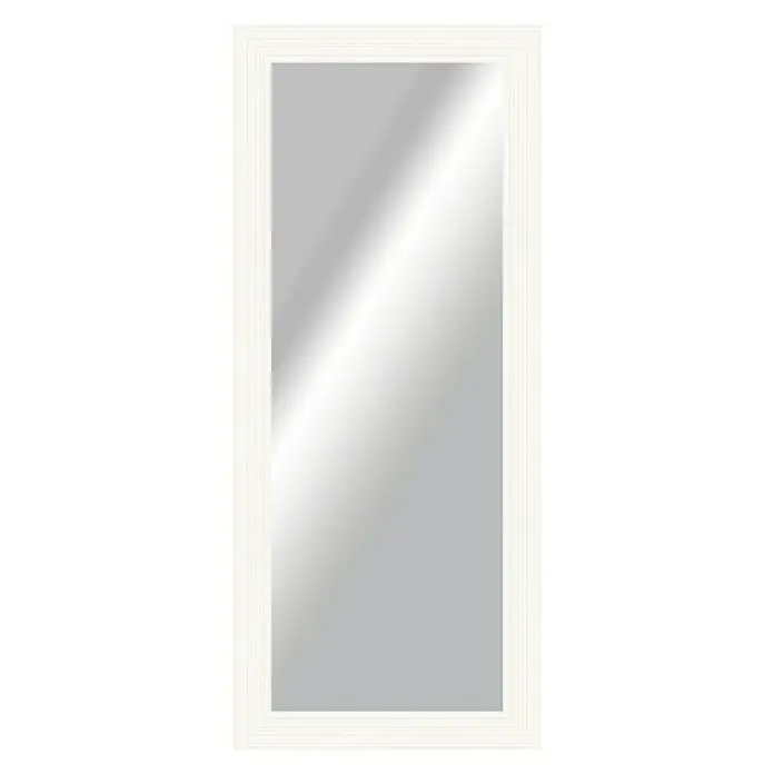 Espejo blanco decapado - 56,8 x 156,8 cm, Blanco