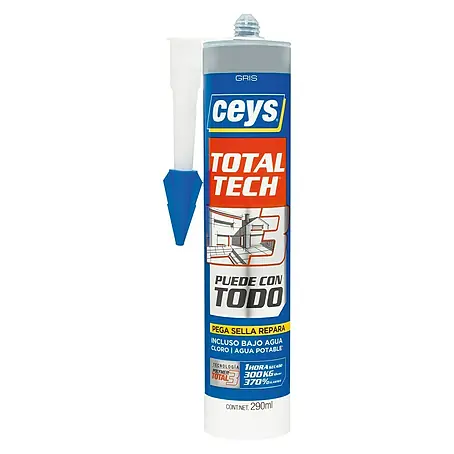 Ceys  Adhesivo y sellador Total-Tech gris
