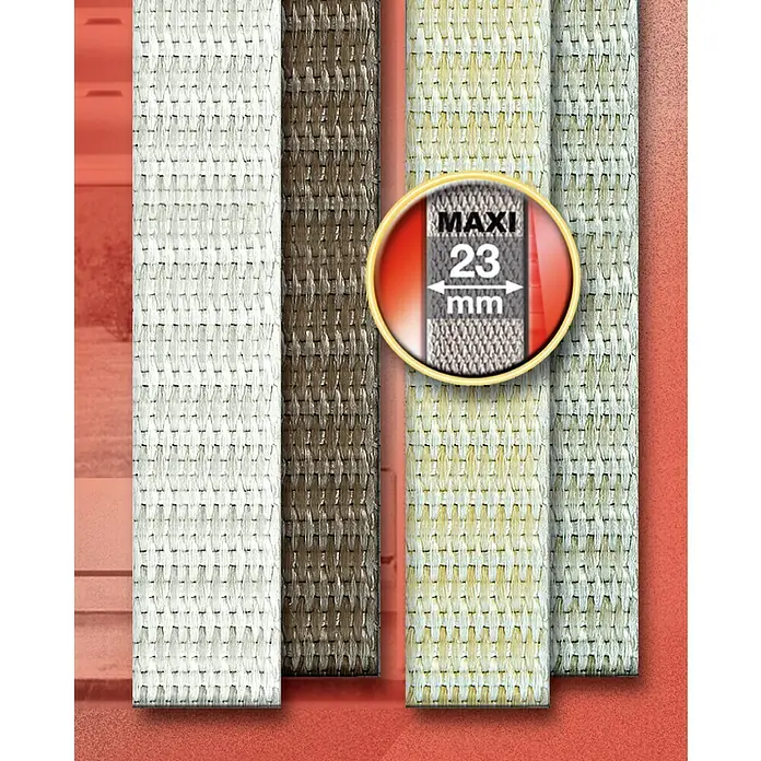 Schellenberg Cinta para persiana - Blanco, Largo: 6 m, Anchura de la correa: 23 mm
