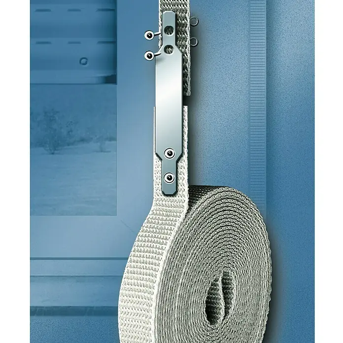 Schellenberg Cinta Fix 44303 - Largo: 4,3 m, Anchura de la correa: 14 mm, Gris