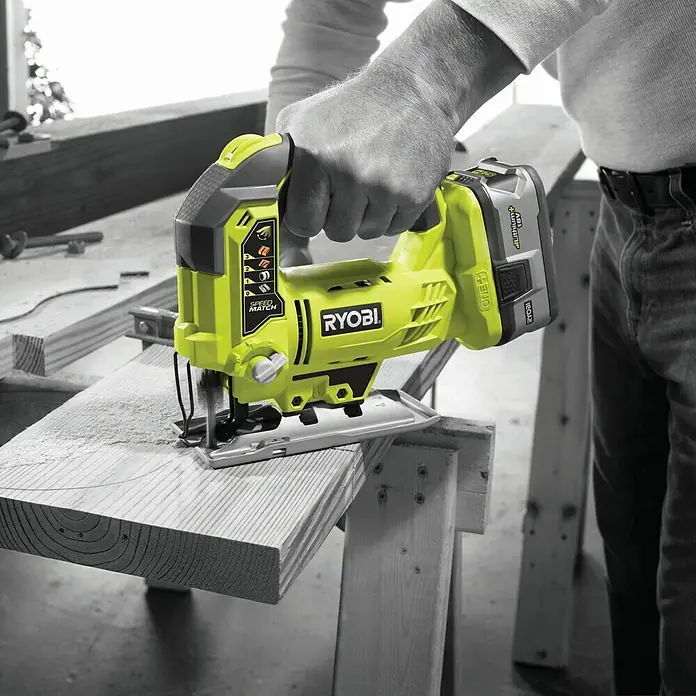 Ryobi ONE+ Akku-Stichsäge R18JS-0 - 18 V, Ohne Akku, 1.100 - 3.000 Hübe/min