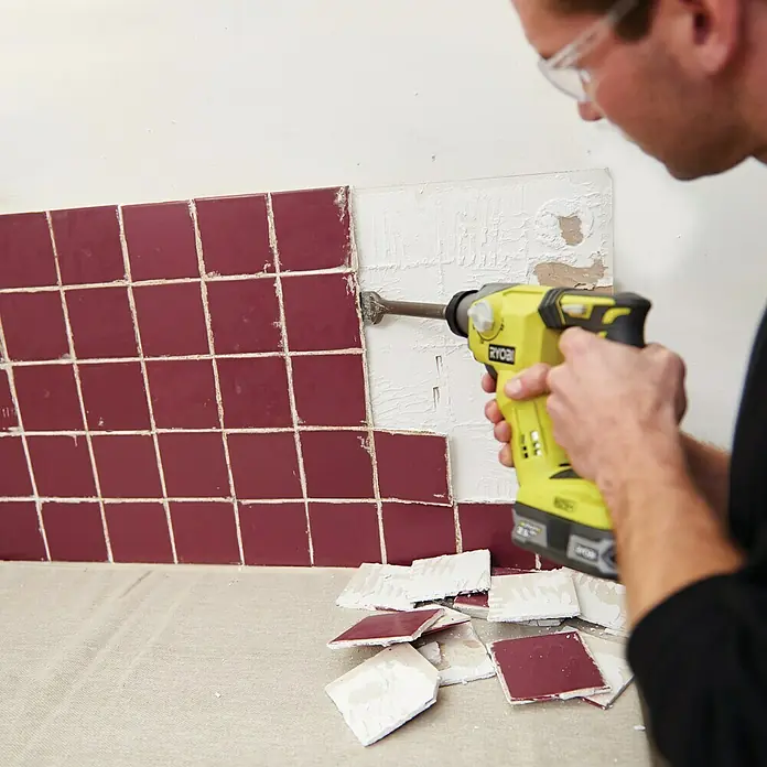 Ryobi ONE+ Martillo combinado de batería R18SDS-0 - 18 V, Sin batería, Energía de percusión: 1,3 J, Número de revoluciones de marcha en vacío: 0 r.p.m. - 1.300 r.p.m.