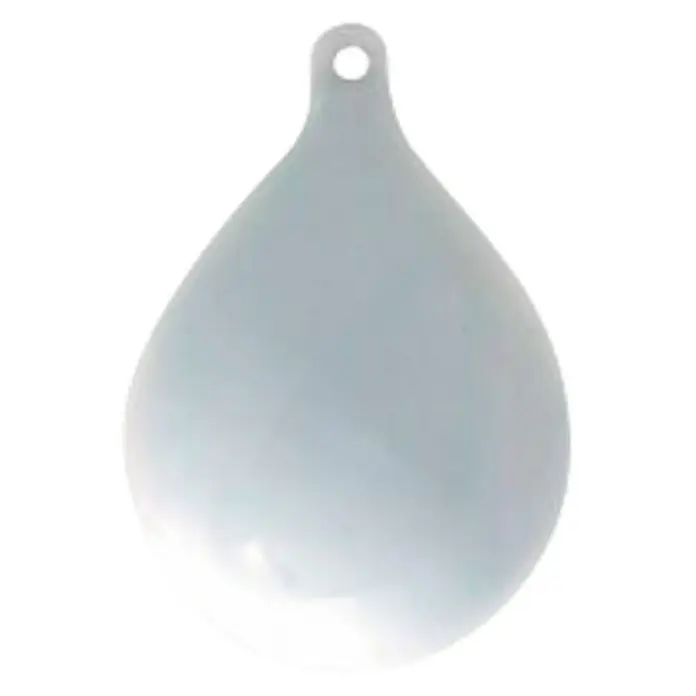 Defensa en forma de pera 55 cm - Blanco