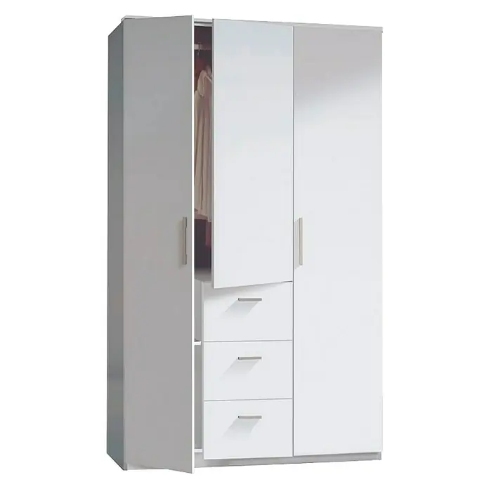Armario para ropa Ward - L x An x Al: 52 x 117 x 203 cm, Blanco