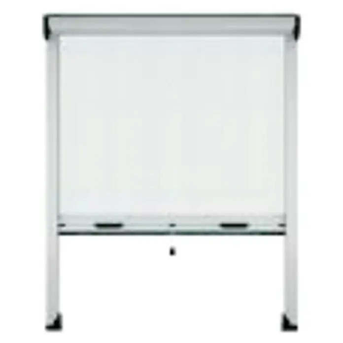 Cortina mosquitera enrollable - An x Al: 130 x 145 cm, Color tejido: Blanco
