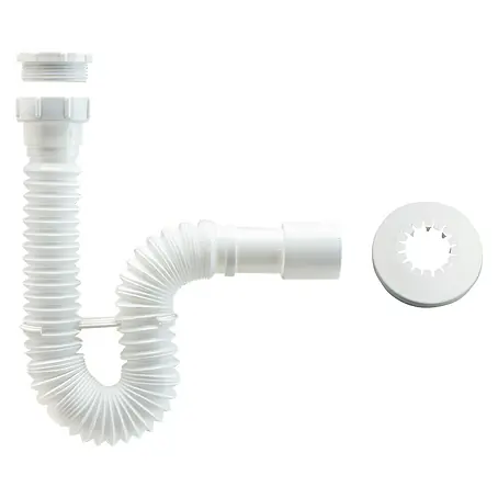 Plastisan  Sifón de lavabo flexible