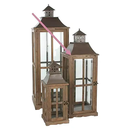 Farolillo de madera Siena