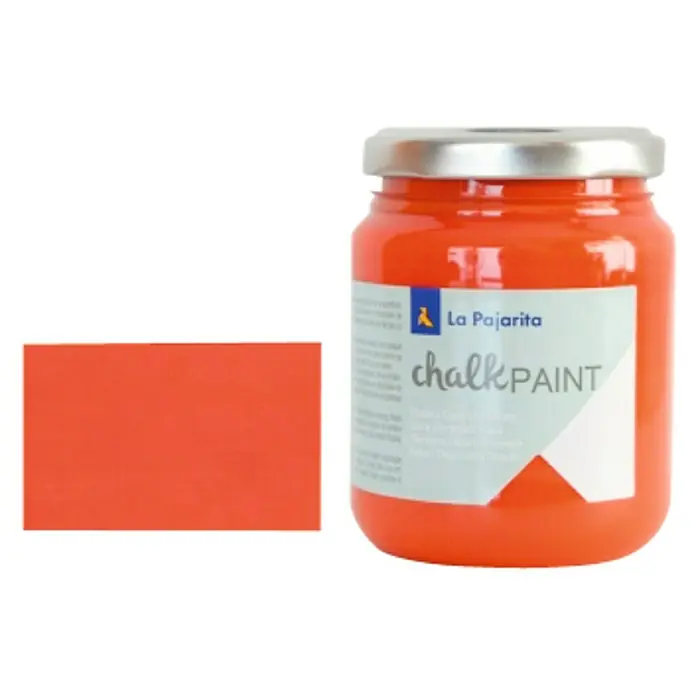 La Pajarita Pintura de tiza Chalk Paint - Naranja Nepal, 175 ml, Mate