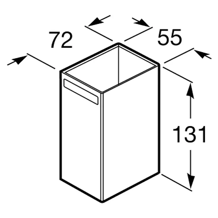 Roca Rubik Portacepillos - Blanco