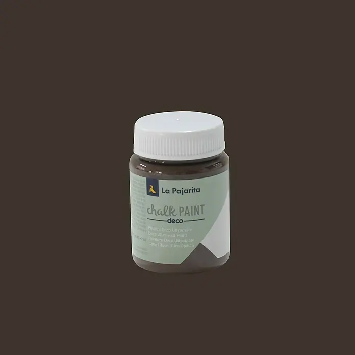 La Pajarita Pintura de tiza Chalk Paint - Marrón glacé, 75 ml, Mate