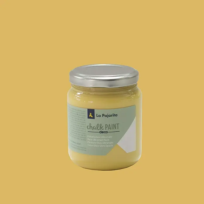 La Pajarita Pintura de tiza Chalk Paint - Ocre Sahara, 175 ml, Mate