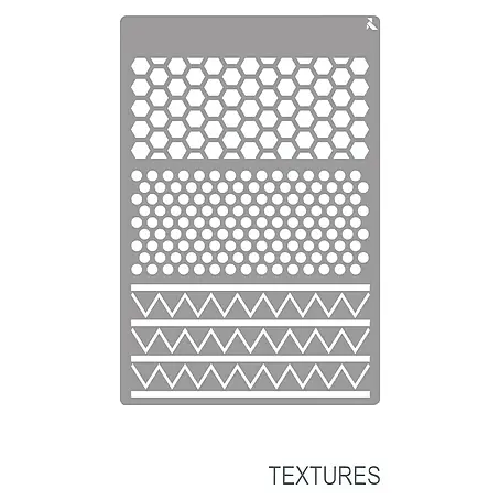 La Pajarita  Plantilla decorativa Stencil Textures
