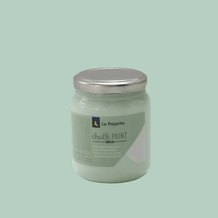 La Pajarita Pintura de tiza Chalk Paint - Mint, 175 ml, Mate