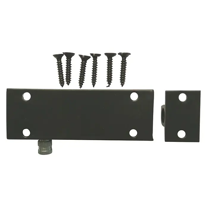Cerrojo - Largo: 100 mm, Aluminio, Negro