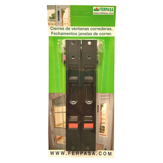 Cerradura para puertas y ventanas 81044 - Negro