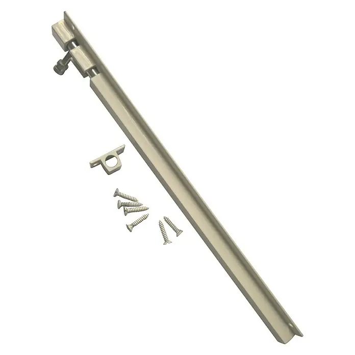 Cerrojo - Largo: 300 mm, Aluminio, Blanco