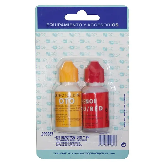 Kit para el cuidado del agua Reactivos oto+ph - 2 uds.