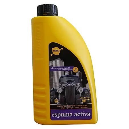 Detergente para automóvil espuma activa