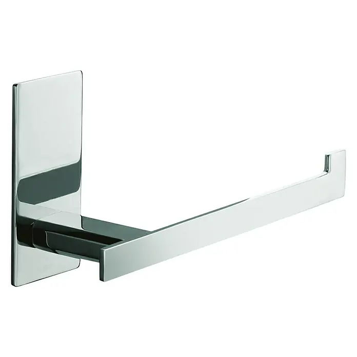 Aquasanit Toilettenpapierhalter - Ohne Deckel, Metall, Verchromt