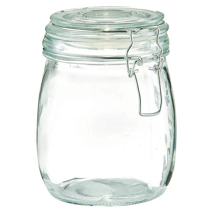 Zeller Present Bote de cocina 750 ml - L x An x Al: 11 x 11 x 14 cm, Vidrio, Transparente