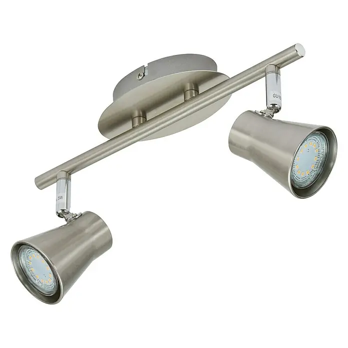 Briloner Regleta LED Four - 6 W, L x An x Al: 8 x 30,5 x 14,5 cm, Cromo, Blanco cálido
