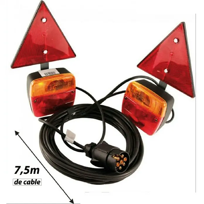 Pilotos luminosos con imán - 2 ud.