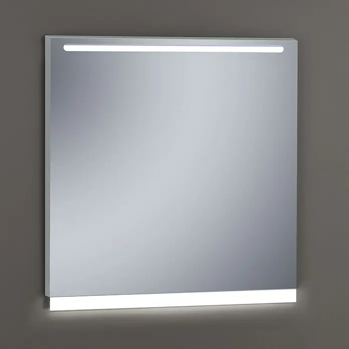 Camargue Espejo con luz LED Brulle Eco - 80 x 80 cm, Transformador
