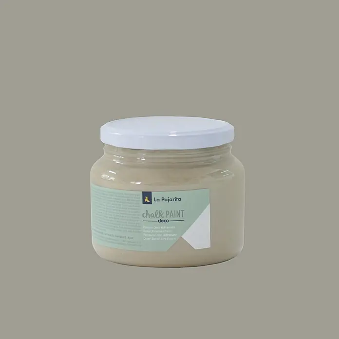La Pajarita Pintura de tiza Chalk Paint - Lino, 500 ml, Mate