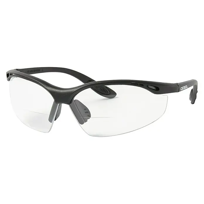 Gebol Gafas de seguridad Reader - Transparente, Ayuda para lectura de 2 dioptrías