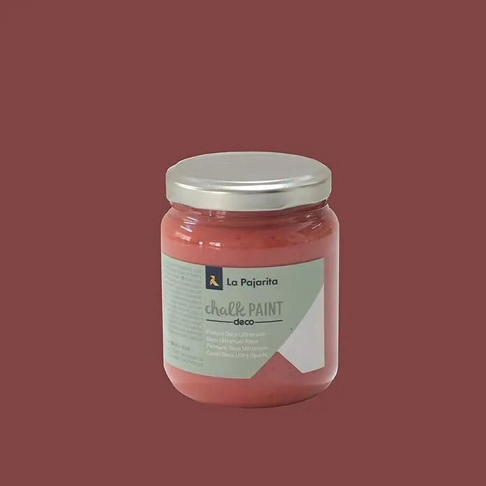 La Pajarita Pintura de tiza Chalk Paint - Marsala, 175 ml, Mate