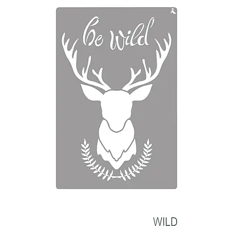 La Pajarita  Plantilla decorativa Stencil Wild