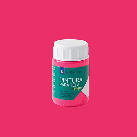 La Pajarita  Pintura tejidos Tela opaca rosa fluorescente