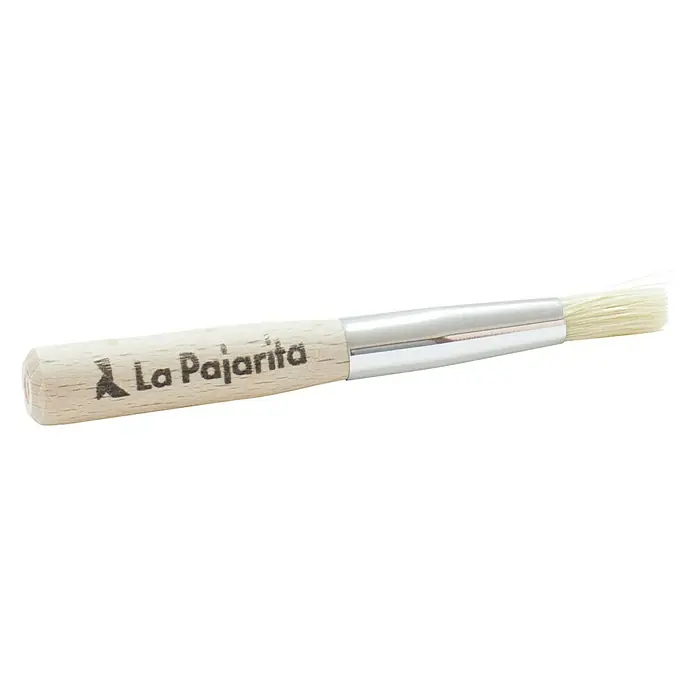 La Pajarita Pincel almendrado Stencil Nº 2 - Fibra sintética, Madera