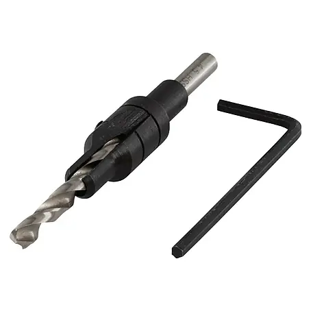 Wolfcraft  Broca de percusión con avellanador 4,5 - 11 mm