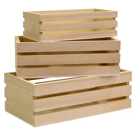 Artemio  Set cajas de madera cajones