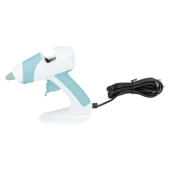Set para pistola termoadhesiva + 10 STICKS - Blanco/Celeste