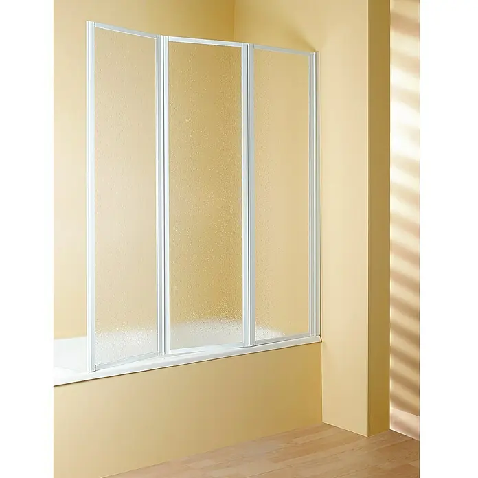 Mampara para bañera Acrílica - 3 piezas, An x Al: 140 x 140 cm