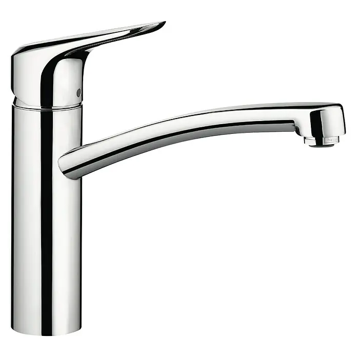 Hansgrohe Ecos Grifo de cocina M - Cromo, Brillante, Caño horizontal